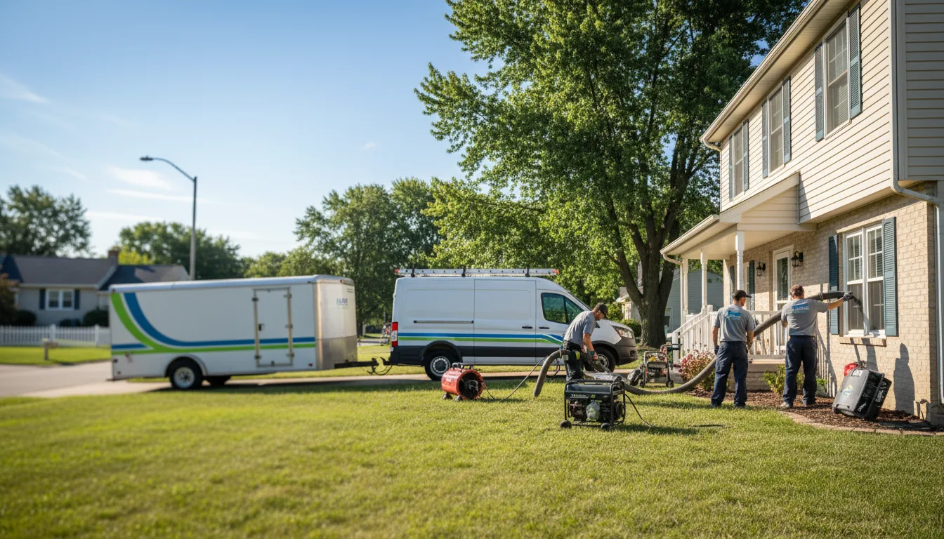 Flooded Basement Restoration And Cleanup With Repair in Argonne, WI near me
